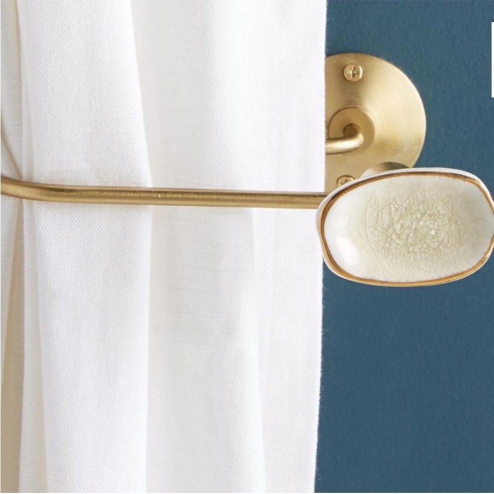 Anthropologie Speckled Curtain Tieback